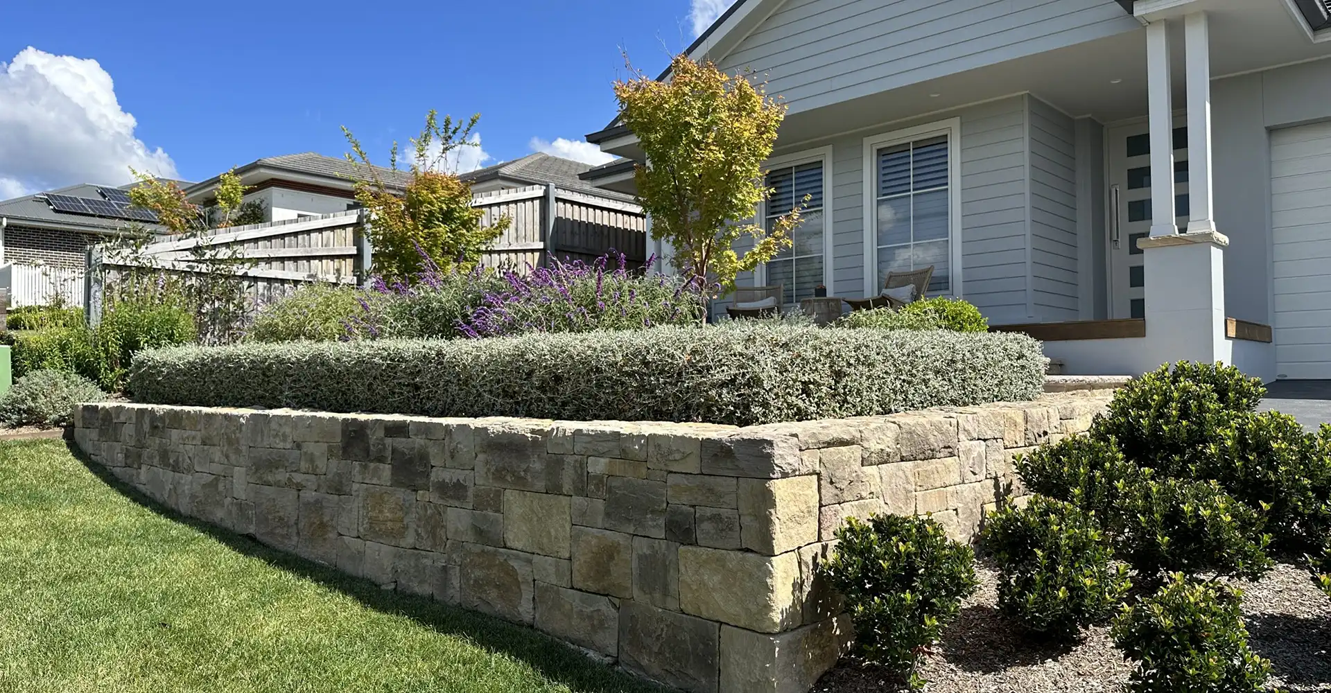 Wallace Stonemasonry - Southern Highlands - Exterior Stone wall